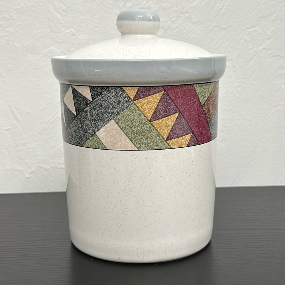 Studio Nova Large 7 5/8” Palm Desert Canister & Lid